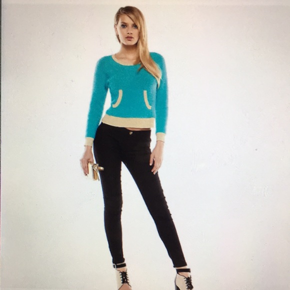 Juicy Couture Sweaters - Blue Juicy Couture eyelash sweater